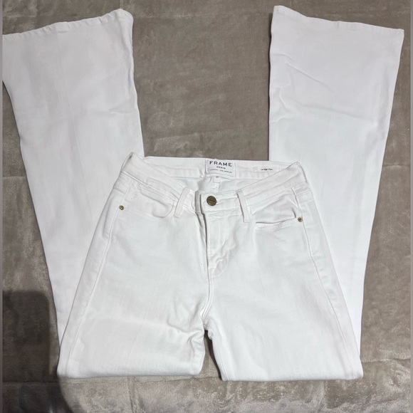 Frame Denim Pants - FRAME DENIM WHITE PANT